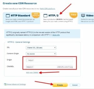 Jak nastavit HTTP/2 na CDN77