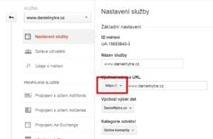 Google Analytics a https