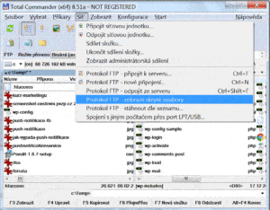 Total Commander: Zobrazit skryté soubory v FTP