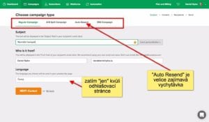 mailerlite campaign v MailerLite je super a ušetří prachy