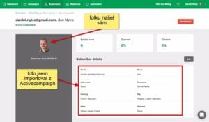 mailerlite profil v MailerLite je super a ušetří prachy